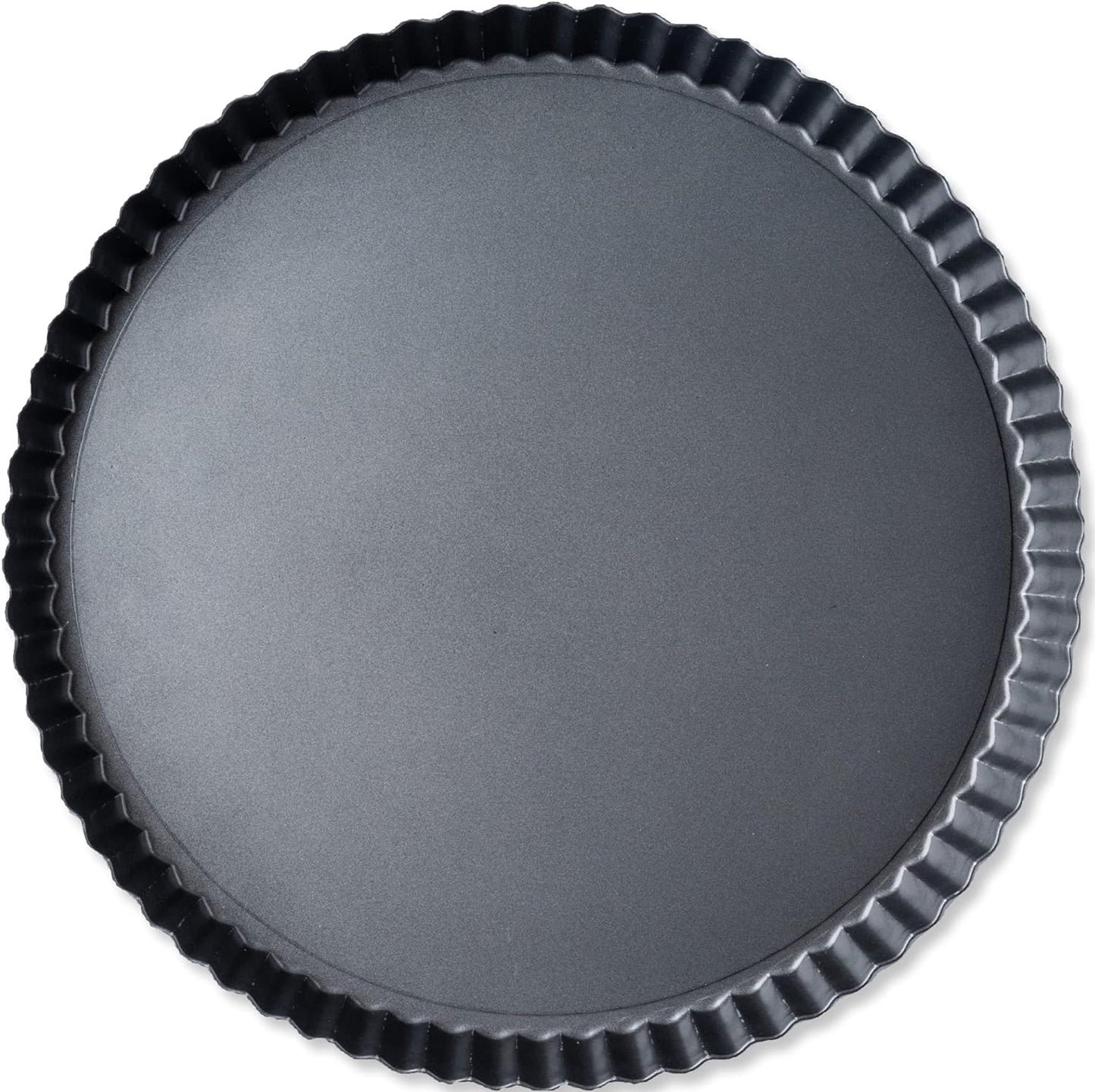 Tart Pan 11 Inch Non Stick Removable Bottom