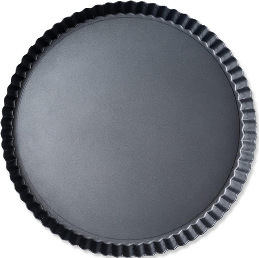 Tart Pan 11 Inch Non Stick Removable Bottom