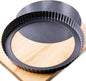 Tart Pan 9 Inch Removable Bottom Carbon Steel Pan